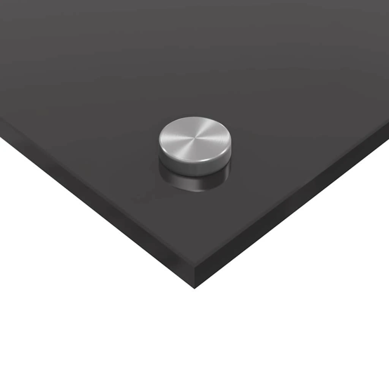 vidaXL Virtuves aizsargpanelis Tumši pelēka 90 x 50 x 0,6 cm