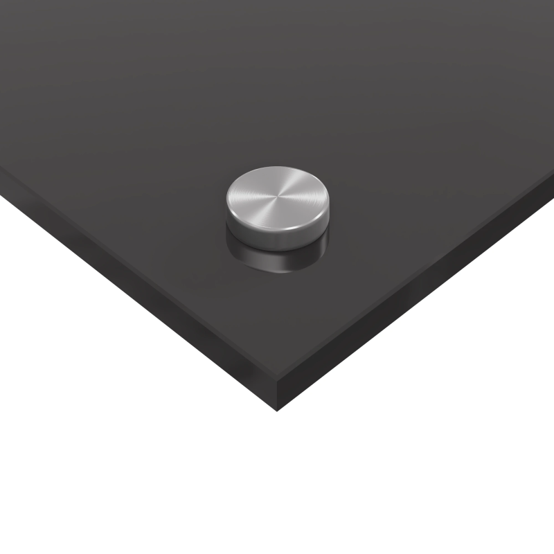 vidaXL Virtuves aizsargpanelis Tumši pelēka 100 x 50 x 0,6 cm