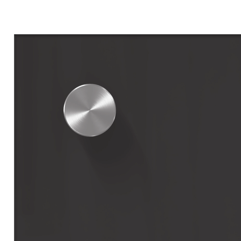 vidaXL Virtuves aizsargpanelis Tumši pelēka 100 x 60 x 0,6 cm