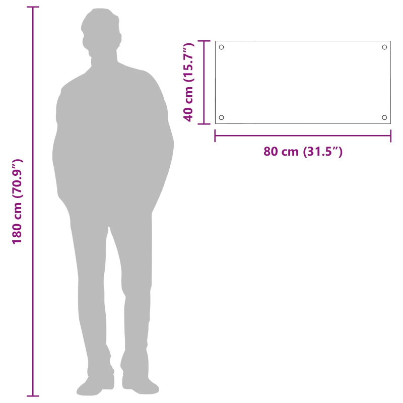 vidaXL Virtuves aizsargpanelis Dzeltena 80 x 40 x 0,6 cm rūdīts stikls