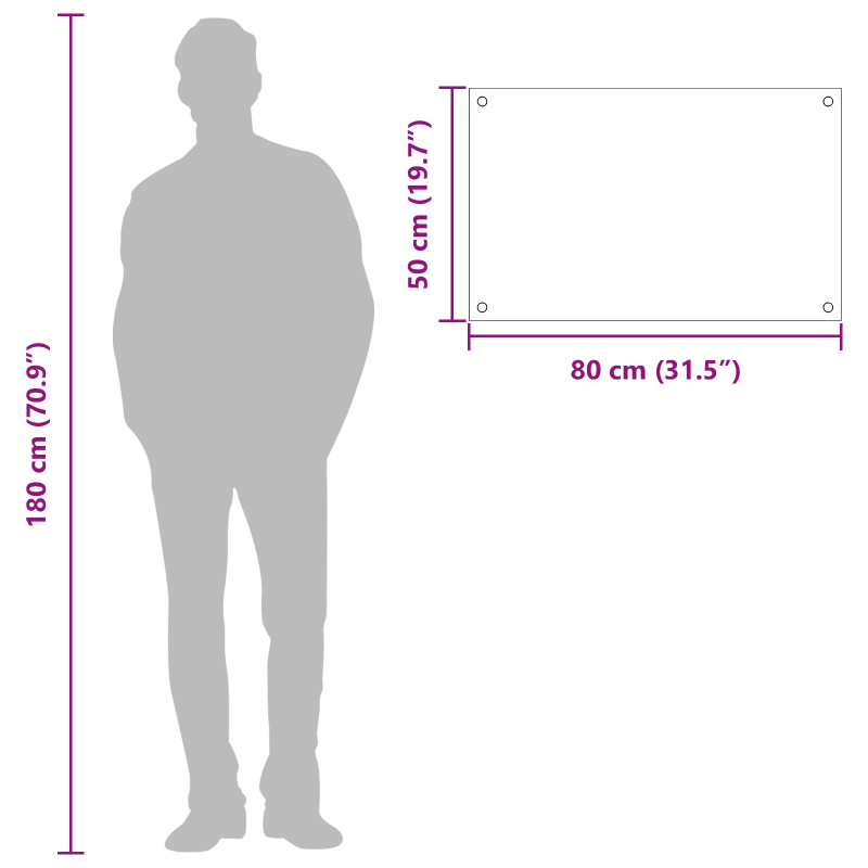 vidaXL Virtuves aizsargpanelis Dzeltena 80 x 50 x 0,6 cm rūdīts stikls