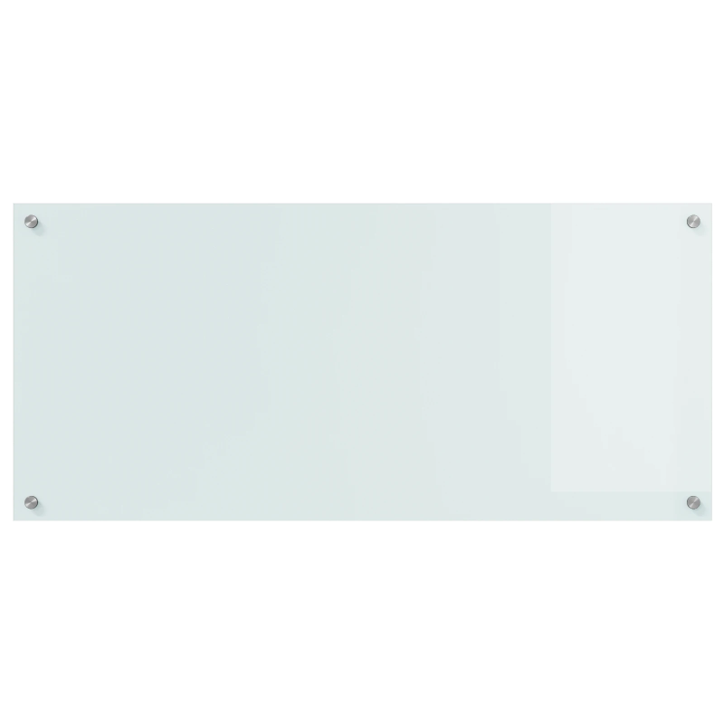 vidaXL Virtuves aizsargpanelis Balts 110 x 50 x 0,6 cm rūdīts stikls