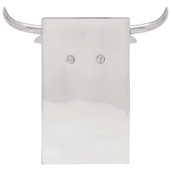 vidaXL Grāmatu balsti 2 pcs Sudraba 21,5 x 15,5 x 20 cm Alumīnijs