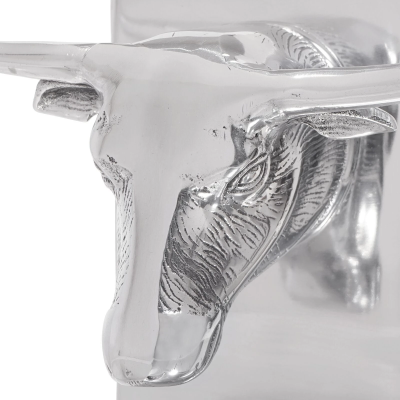 vidaXL Grāmatu balsti 2 pcs Sudraba 21,5 x 15,5 x 20 cm Alumīnijs