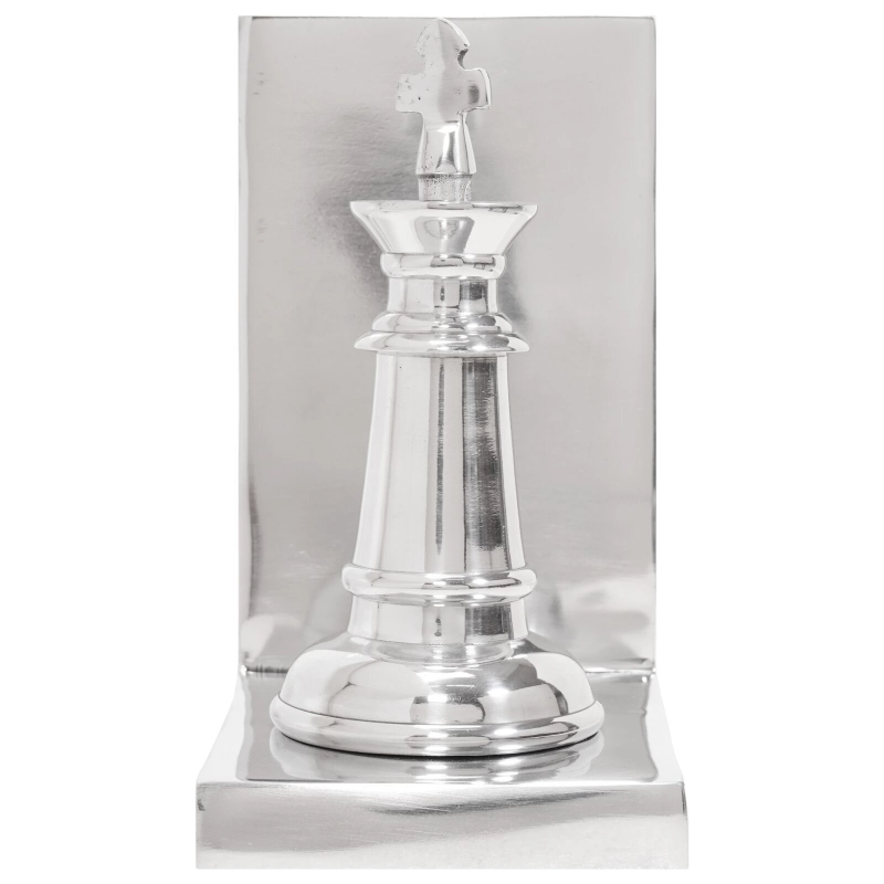 vidaXL Grāmatu balsti 2 pcs Sudraba 11 x 12 x 19,5 cm Alumīnijs