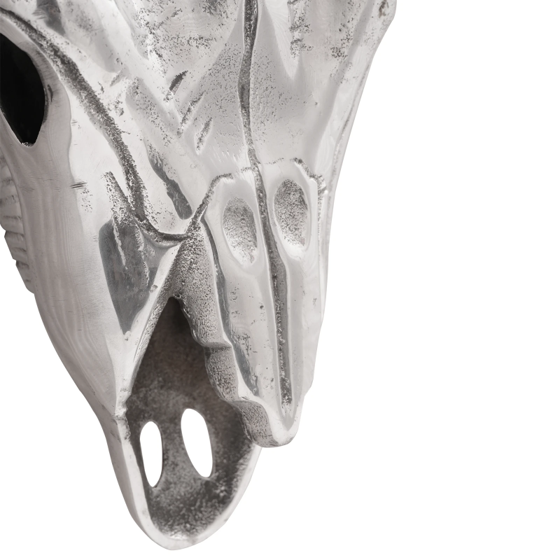 vidaXL Vērša skelets Sudraba 49 x 10 x 36 cm Alumīnijs