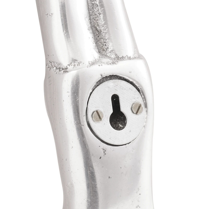 vidaXL Skulptūra Sudraba 22 x 8 x 25 cm Alumīnijs