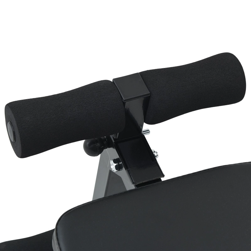 vidaXL Sols sēdus vingrinājumiem Melna 124 x 33,5 x 55 cm