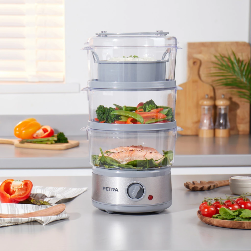 Petra PT2726ZV2HEVDEV2 3 Tier Steamer