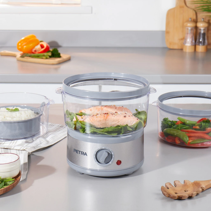 Petra PT2726ZV2HEVDEV2 3 Tier Steamer