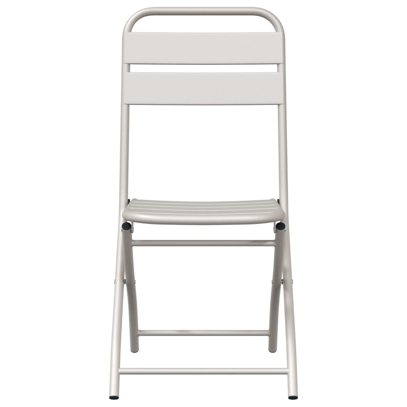 vidaXL Dārza saliekamais krēsls 2 pcs Bēša 42 x 52 x 82cm