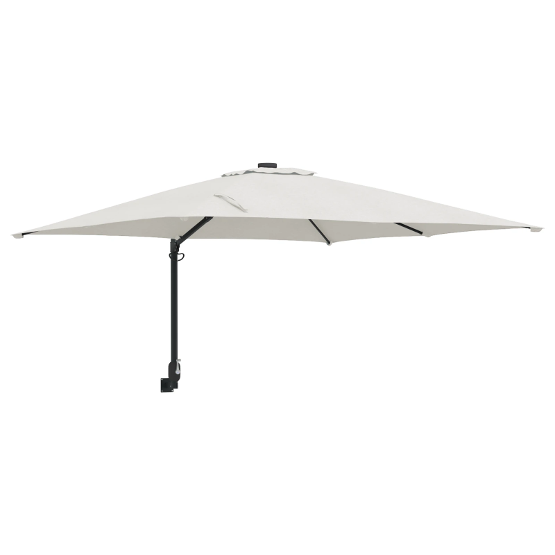vidaXL Dārza parasols Smilšu 248,5 x 247,5 x 160 cm