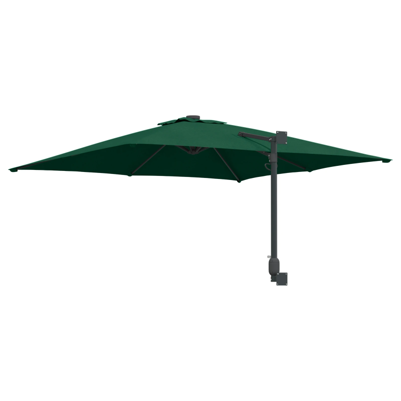 vidaXL Dārza parasols Zaļa 248,5 x 247,5 x 160 cm