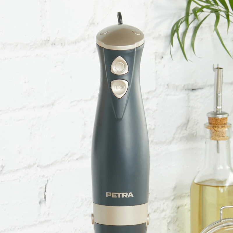 Petra PT5612BGRYVDE Hand blender blue grey-soft gold