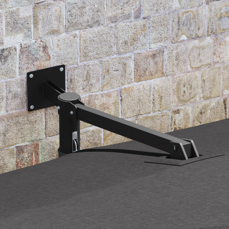 vidaXL Dārza parasols Antracīts 248,5 x 247,5 x 160 cm