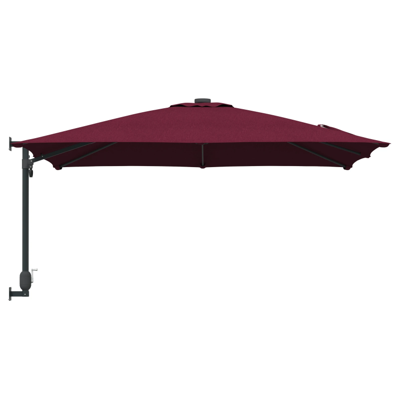 vidaXL Dārza parasols Bordo sarkans 248,5 x 247,5 x 160 cm