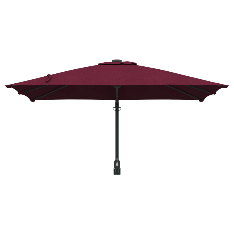 vidaXL Dārza parasols Bordo sarkans 248,5 x 247,5 x 160 cm