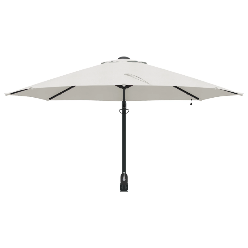 vidaXL Dārza parasols Smilšu 248 x 248 x 148 cm Poliesters un tērauds