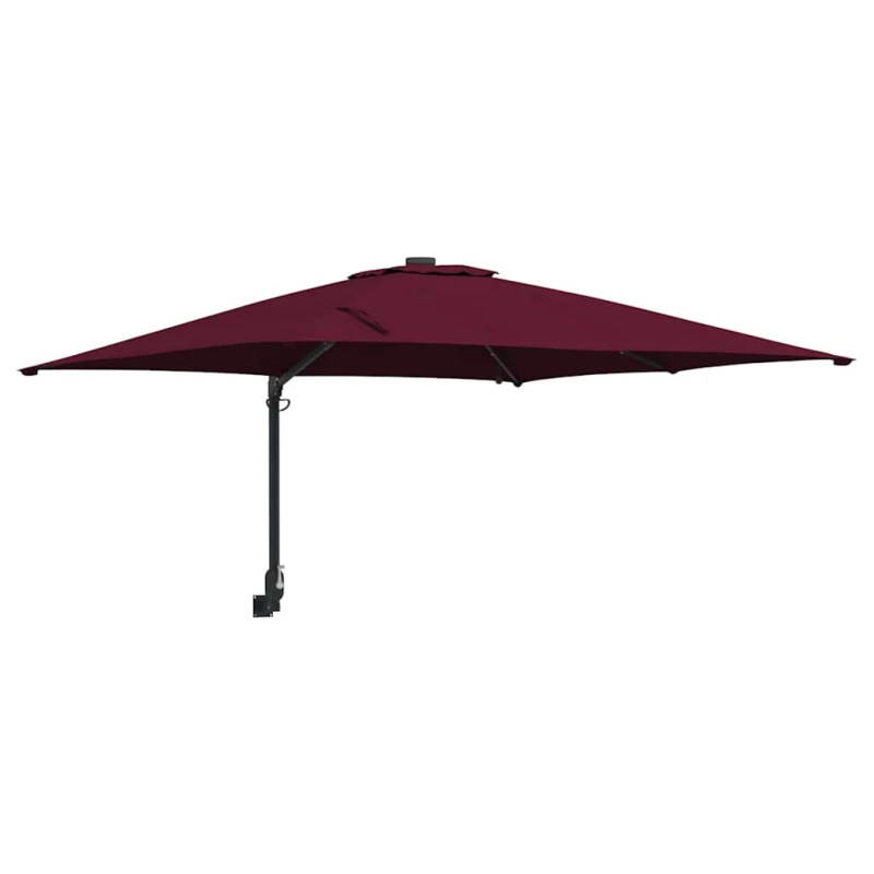 vidaXL Dārza parasols Bordo sarkans 248,5 x 247,5 x 160 cm