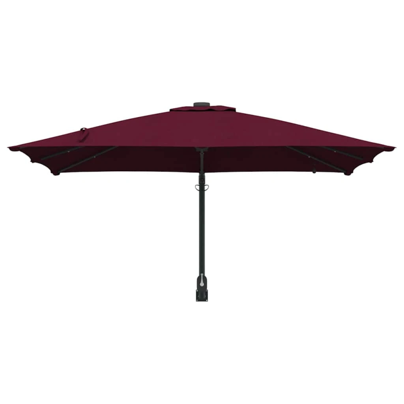 vidaXL Dārza parasols Bordo sarkans 248,5 x 247,5 x 160 cm
