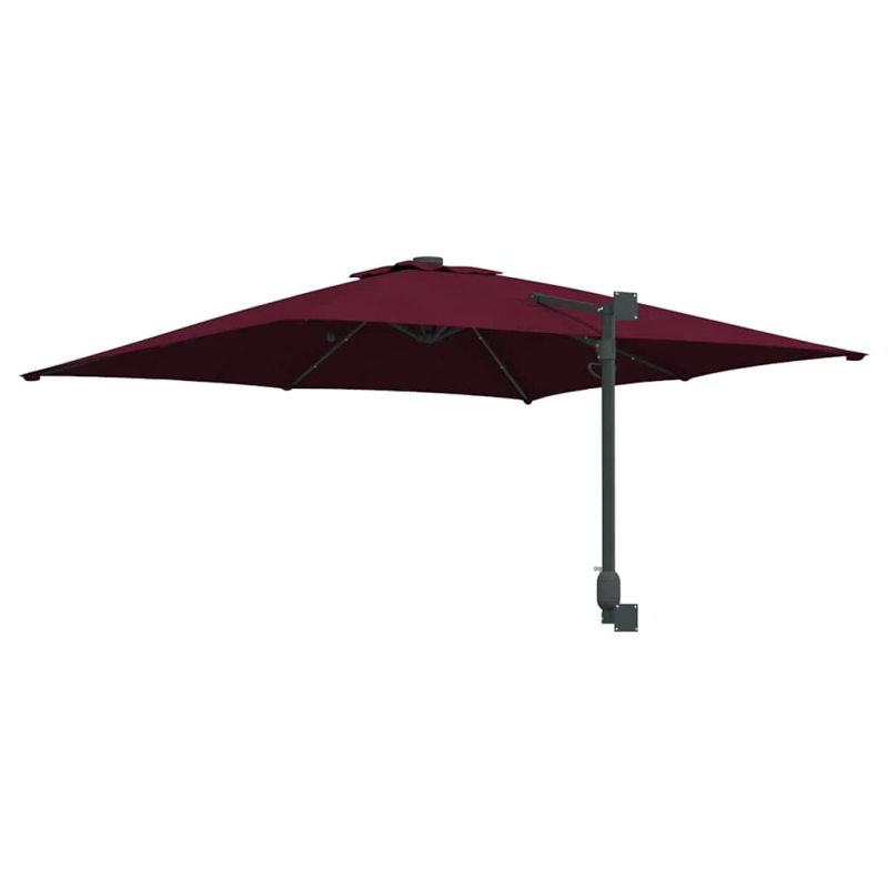 vidaXL Dārza parasols Bordo sarkans 248,5 x 247,5 x 160 cm