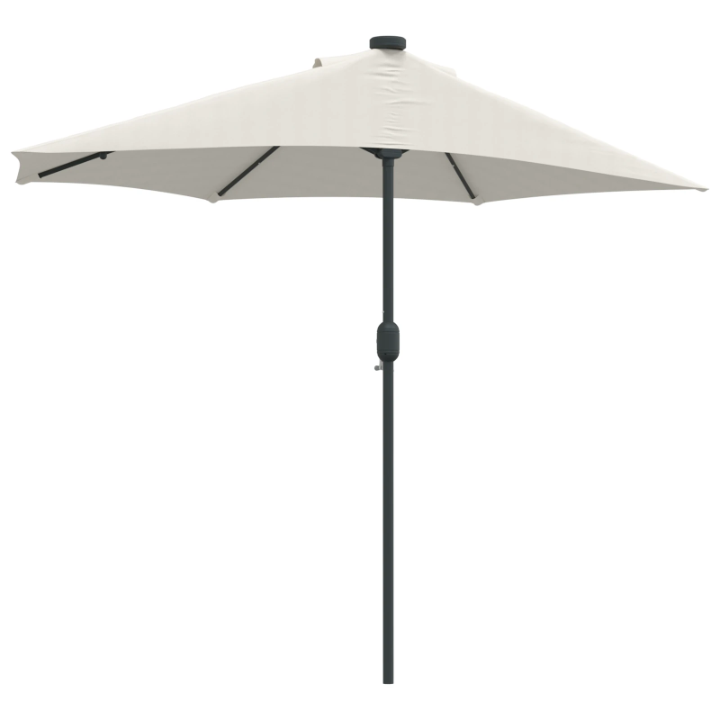 vidaXL Dārza parasols Smilšu 294 x 150 x 223 cm audums