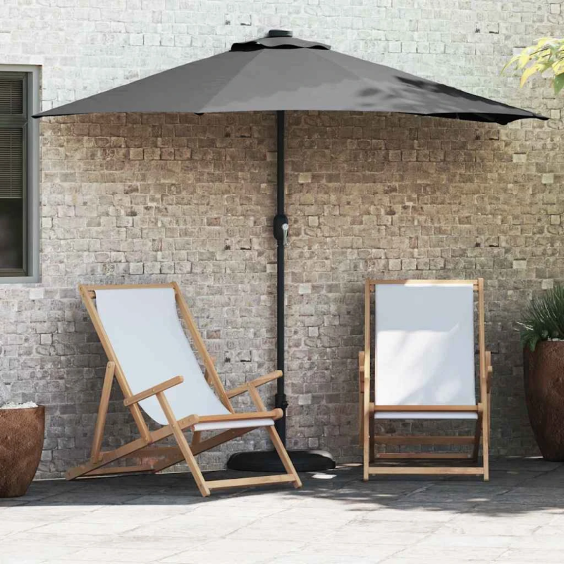 vidaXL Dārza parasols Antracīts 294 x 150 x 224 cm
