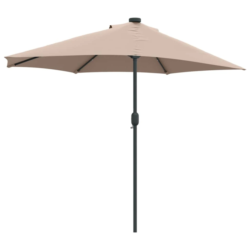 vidaXL Dārza parasols Pelēkbrūna 294 x 150 x 224 cm