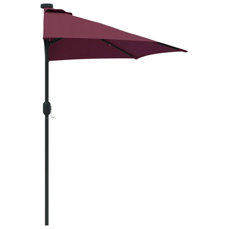 vidaXL Dārza parasols Bordo sarkans 294 x 150 x 224 cm