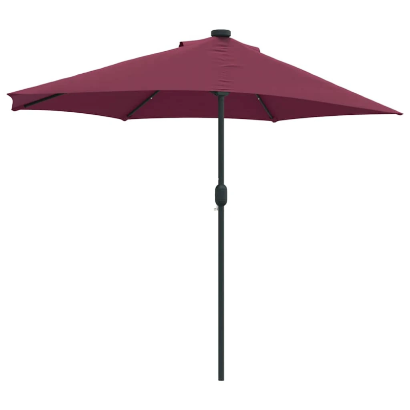 vidaXL Dārza parasols Bordo sarkans 294 x 150 x 224 cm