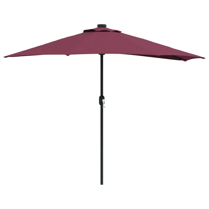 vidaXL Dārza parasols Bordo sarkans 294 x 150 x 224 cm