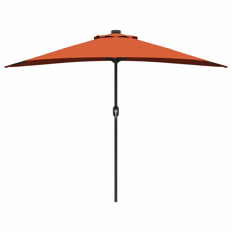 vidaXL Dārza parasols Sarkanbrūns 294 x 150 x 224 cm