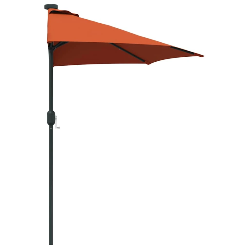 vidaXL Dārza parasols Sarkanbrūns 294 x 150 x 224 cm