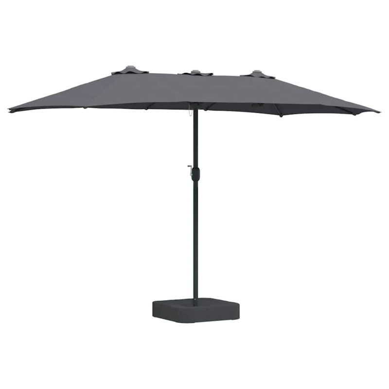 vidaXL Dārza parasols Antracīts 385 x 209 x 244 cm