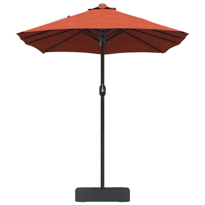 vidaXL Dārza parasols Sarkanbrūns 385 x 209 x 244 cm