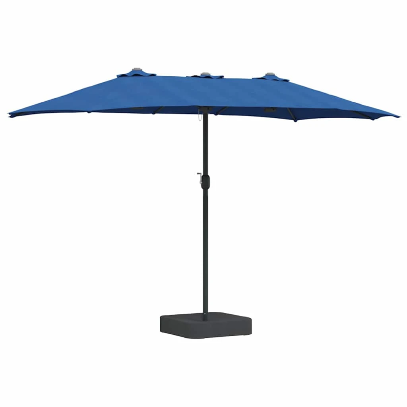 vidaXL Dārza parasols Azurblau 385 x 209 x 244 cm