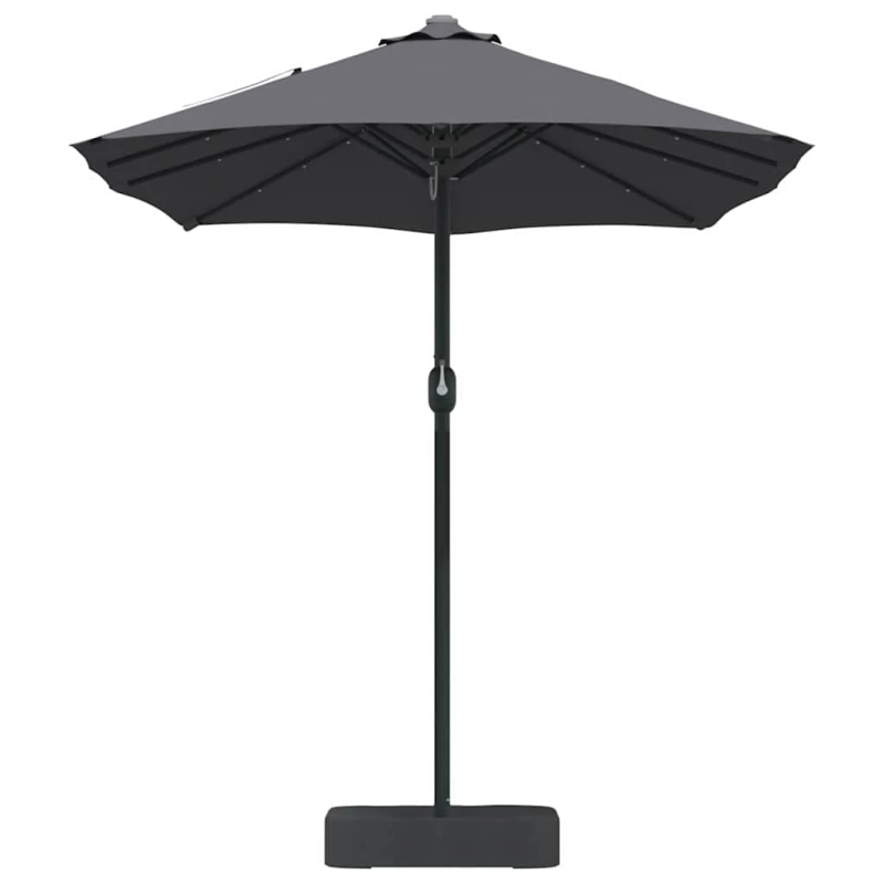 vidaXL Dārza parasols Antracīts 385 x 209 x 244 cm Poliesters
