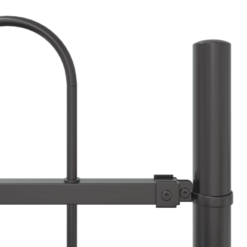 vidaXL Dārza žogs 6 pcs Pelēka 10,2 x 0,8 m Pulverkrāsots tērauds