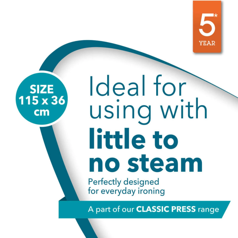 Beldray LA031213LEM2FEU7 Precision Ironing Board - Lemon Print115X 36 CM