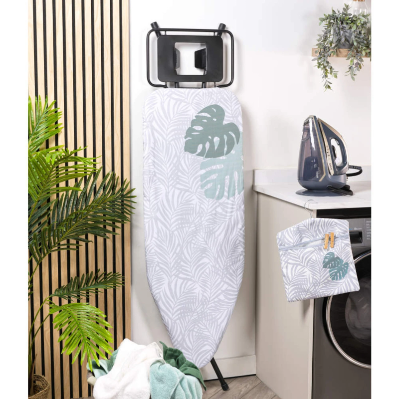 Beldray LA031251PALM1FEU7 Supreme Comfort Ironing Board - Palm Print 122X 45 CM