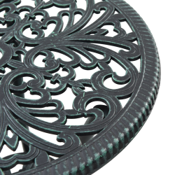 vidaXL Dārza bistro komplekts 3 pcs Zaļa Alumīnijs