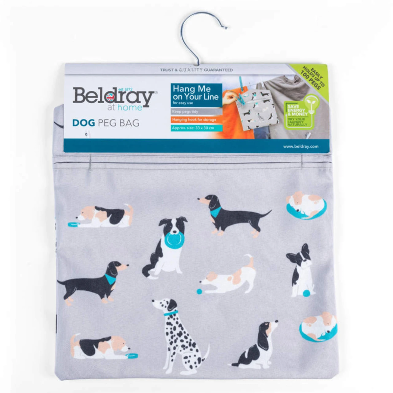 Beldray LA032005DFEU7 Peg Bag - Dog Print