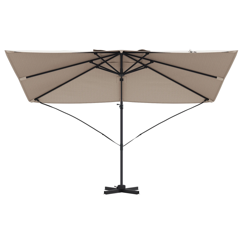 vidaXL Saulessargs Pelēkbrūna 351 x 250 x 260 cm