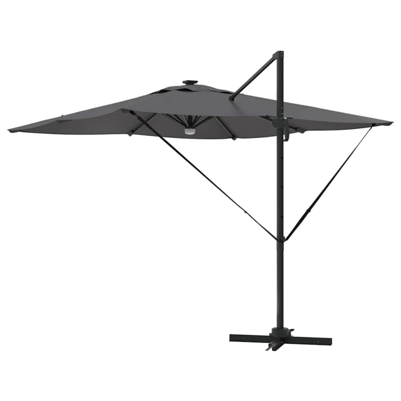 vidaXL Roma Parasol Antracīts 286 x 284 x 270 cm