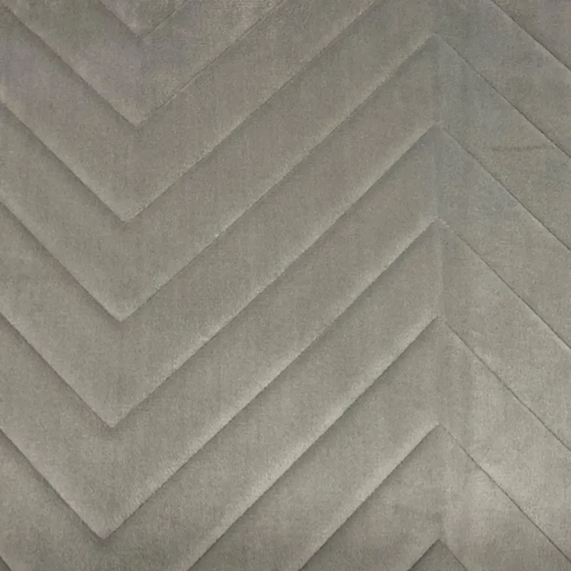 Beldray LA032647LGRYUFFEU7 Antibac Chevron Memory Foam Bath Mat