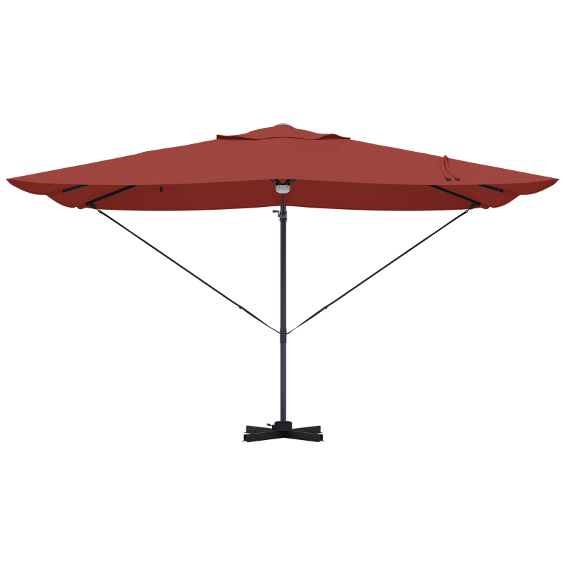 vidaXL Saulessargs Sarkanbrūns 351 x 250 x 253 cm