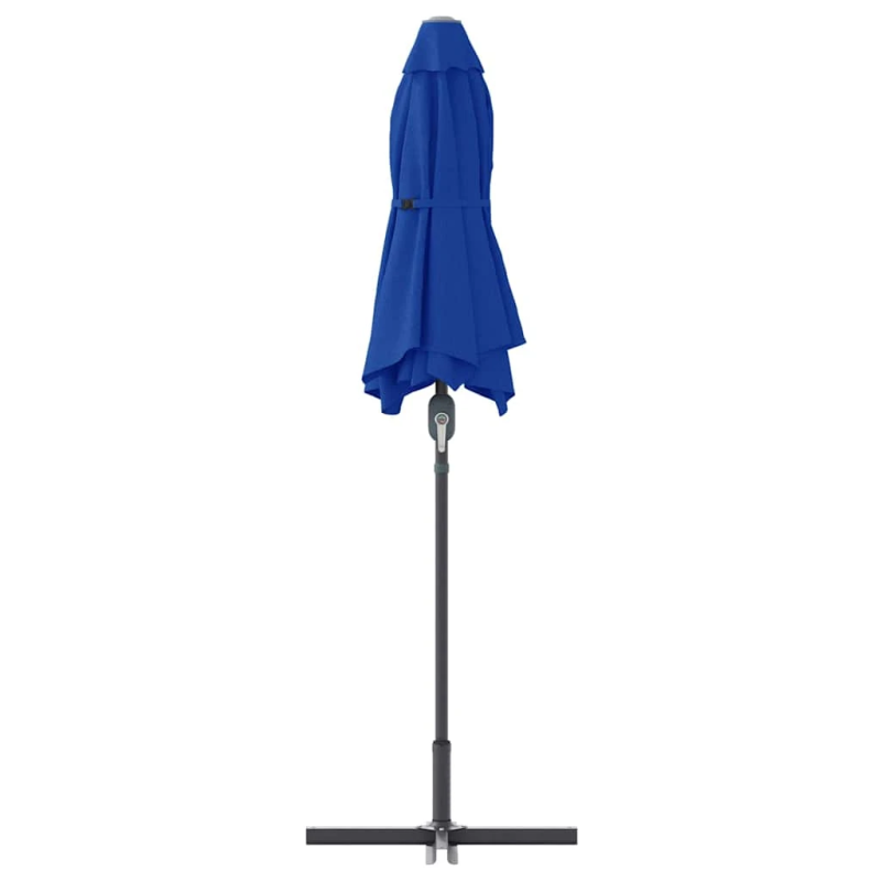 vidaXL Dārza parasols Azurblau 370 x 197 x 239 cm