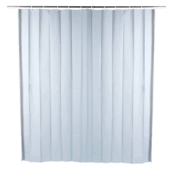 Beldray LA028268LGRYUFFEU7 Antibac Shower Curtain Gray