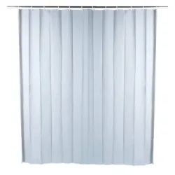 Beldray LA028268LGRYUFFEU7 Antibac Shower Curtain Gray