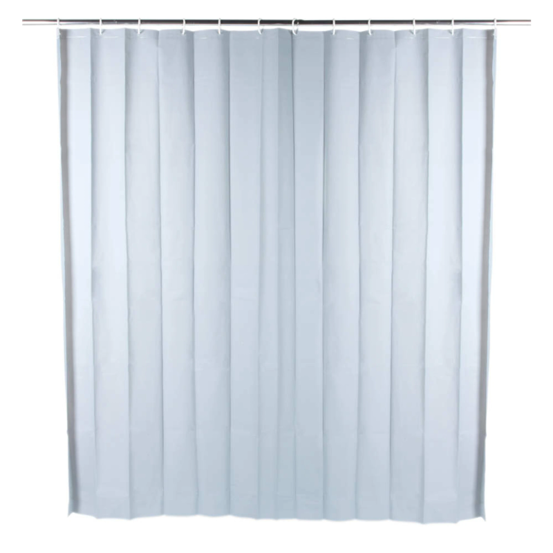 Beldray LA028268LGRYUFFEU7 Antibac Shower Curtain Gray